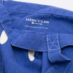 Mercules Tote Bags | Canvas Tote Smiley Azul