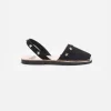 Mercules Sandalias | Menorquina Stars Negra