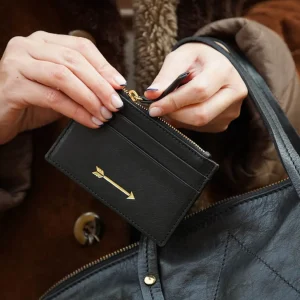 Mercules Carteras | Tarjetero Zip Negro
